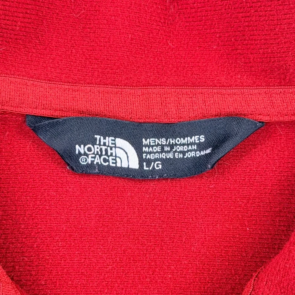 North Face 1/4 Zip Pullover Men Large Red Fleece Shanghai Dragon OVERWATCH